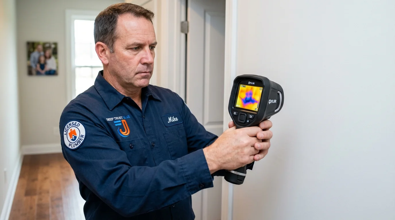 Thermal imaging leak detection by Johns Plumbing LLC in Seabeck